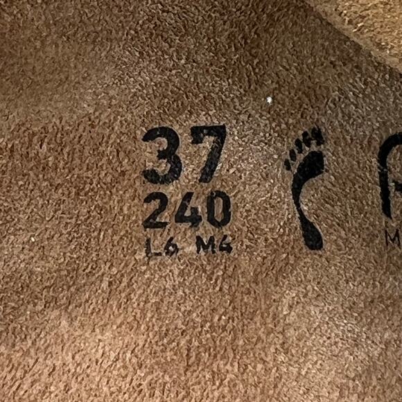 Papillio Birkenstock Namica Suede Leather Wedge Tea Narrow Fit Women 6 NWB - Picture 10 of 11